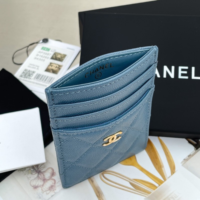 Chanel 2024 Vertical Card Holder AP3595 Size 7.5 11 0.5cm