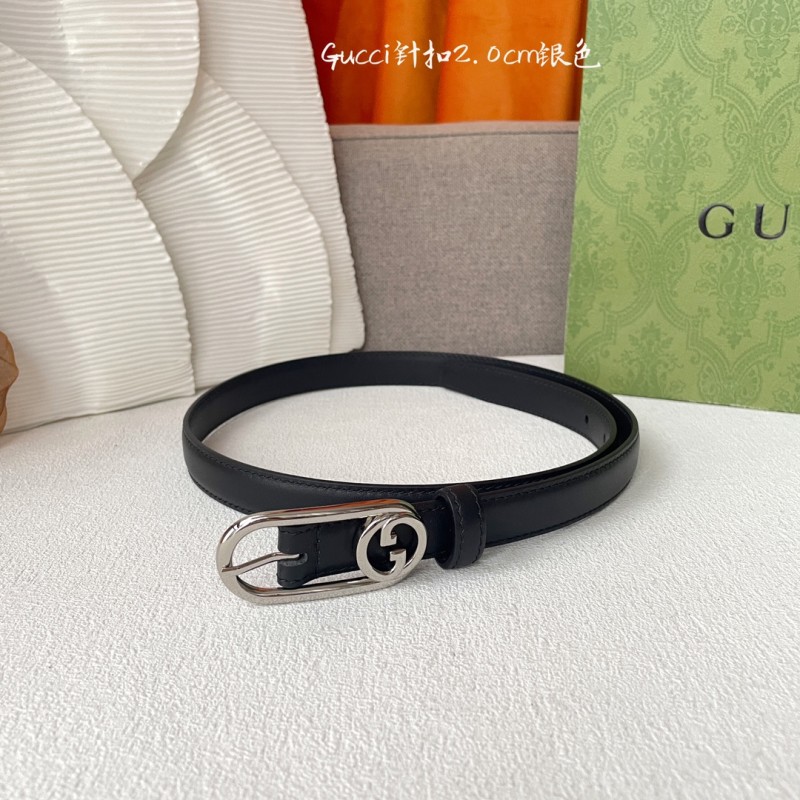 Gucci New Buckle 2.0cm Two Colors