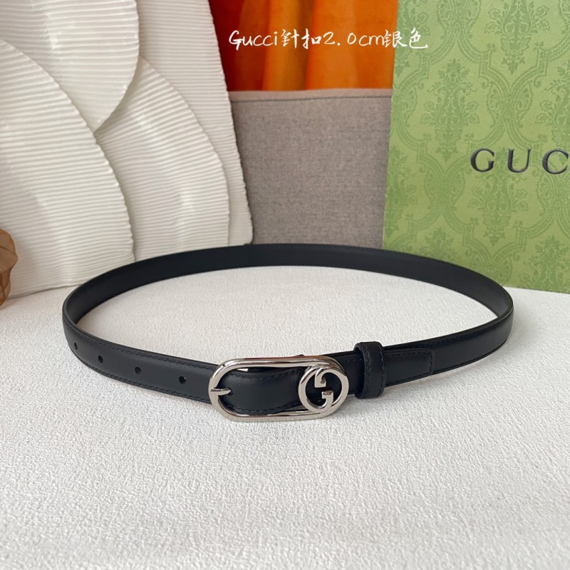 Gucci New Buckle 2.0cm Two Colors