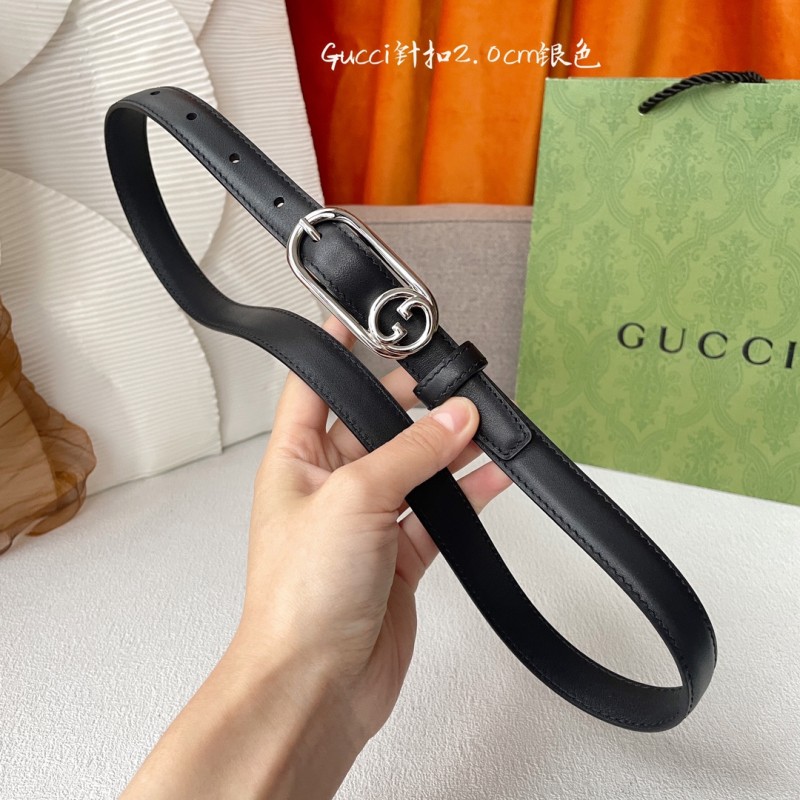Gucci New Buckle 2.0cm Two Colors