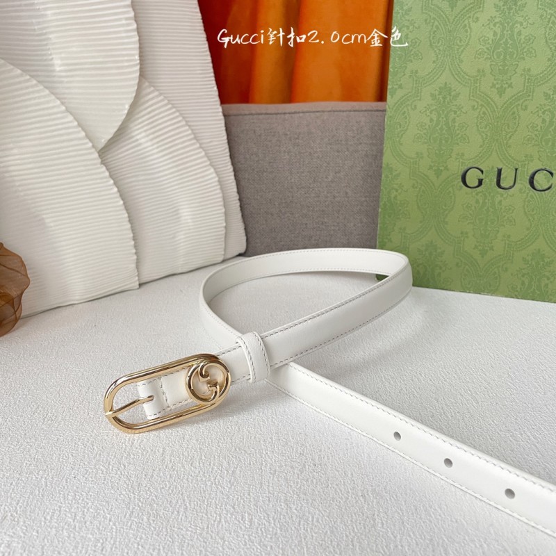 Gucci New Buckle 2.0cm Two Colors