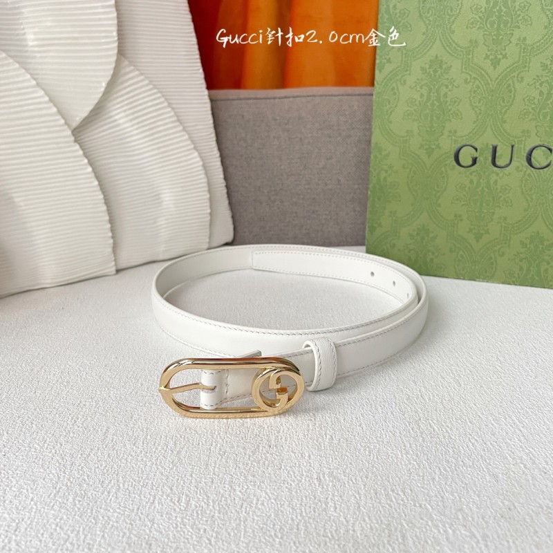 Gucci New Buckle 2.0cm Two Colors