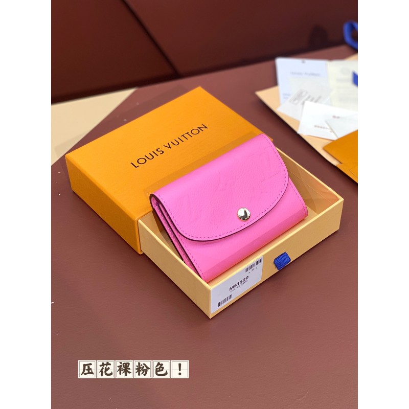 Louis Vuitton Ladies Leather Envelope-Style Coin Purse and Card Holder size11*8cm