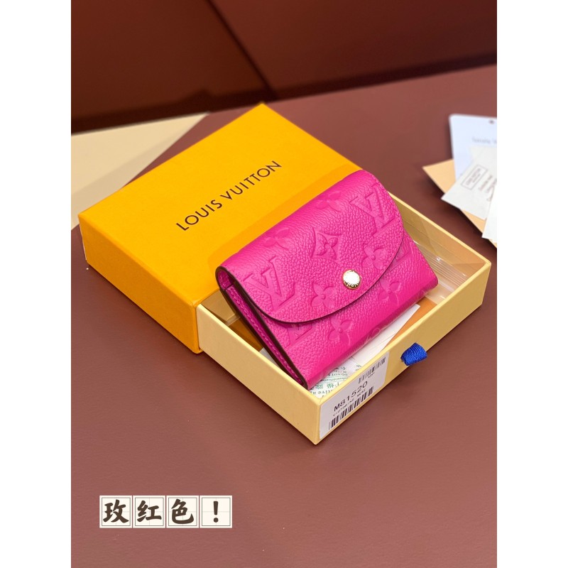 Louis Vuitton Ladies Leather Envelope-Style Coin Purse and Card Holder size11*8cm