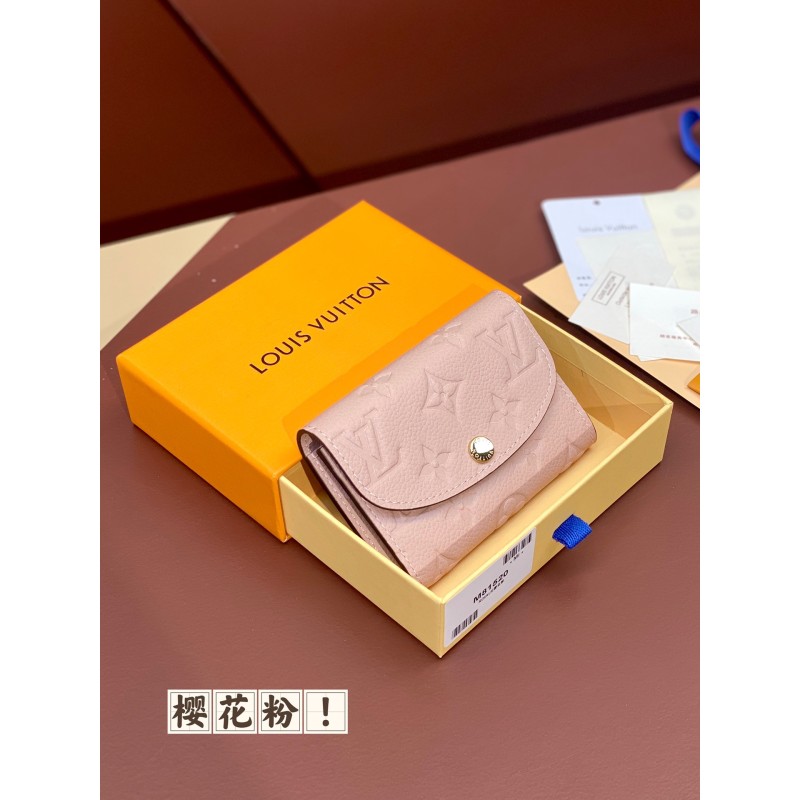 Louis Vuitton Ladies Leather Envelope-Style Coin Purse and Card Holder size11*8cm