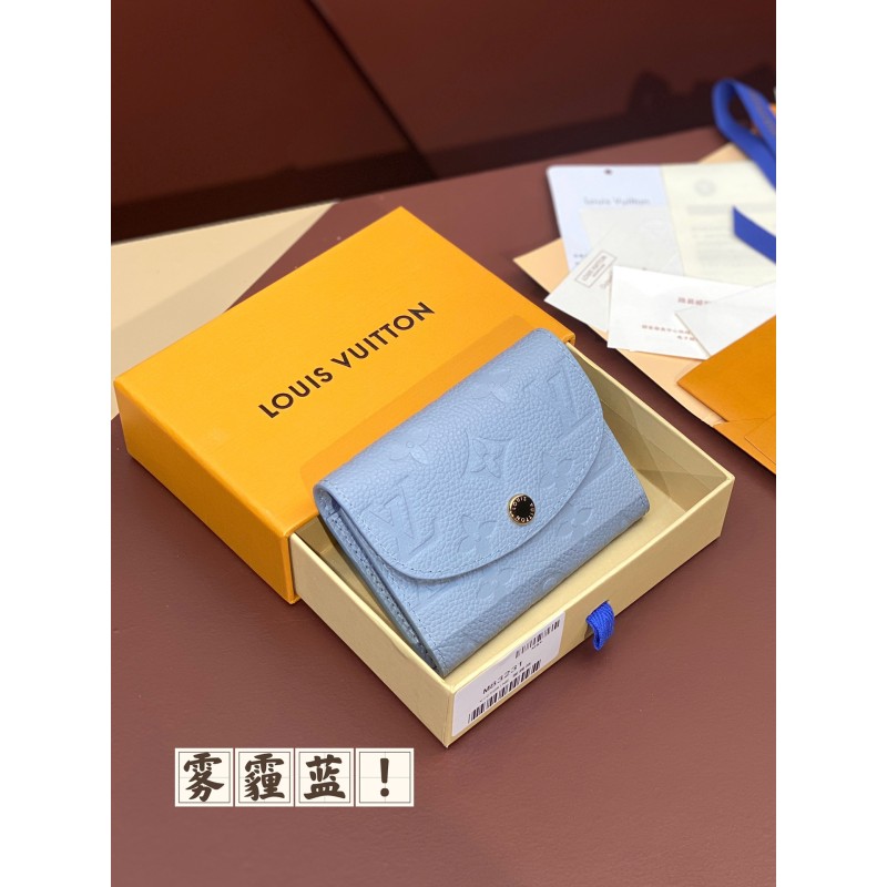 Louis Vuitton Ladies Leather Envelope-Style Coin Purse and Card Holder size11*8cm