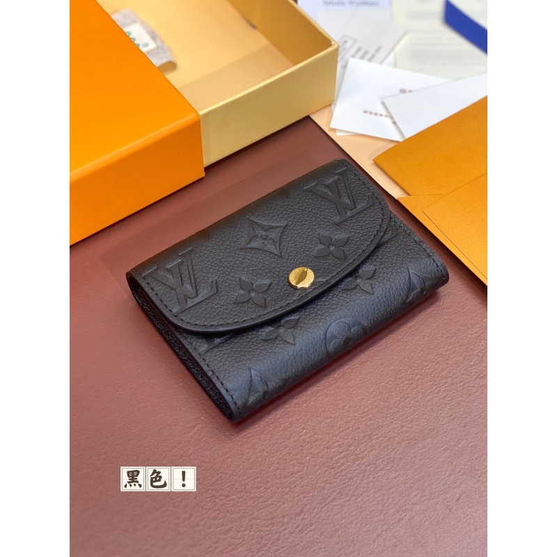 Louis Vuitton Ladies Leather Envelope-Style Coin Purse and Card Holder size11*8cm