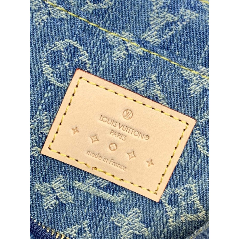 Louis Vuitton Blue Denim Wallet