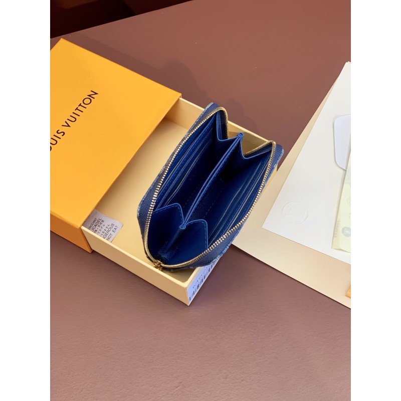Louis Vuitton Blue Denim Wallet